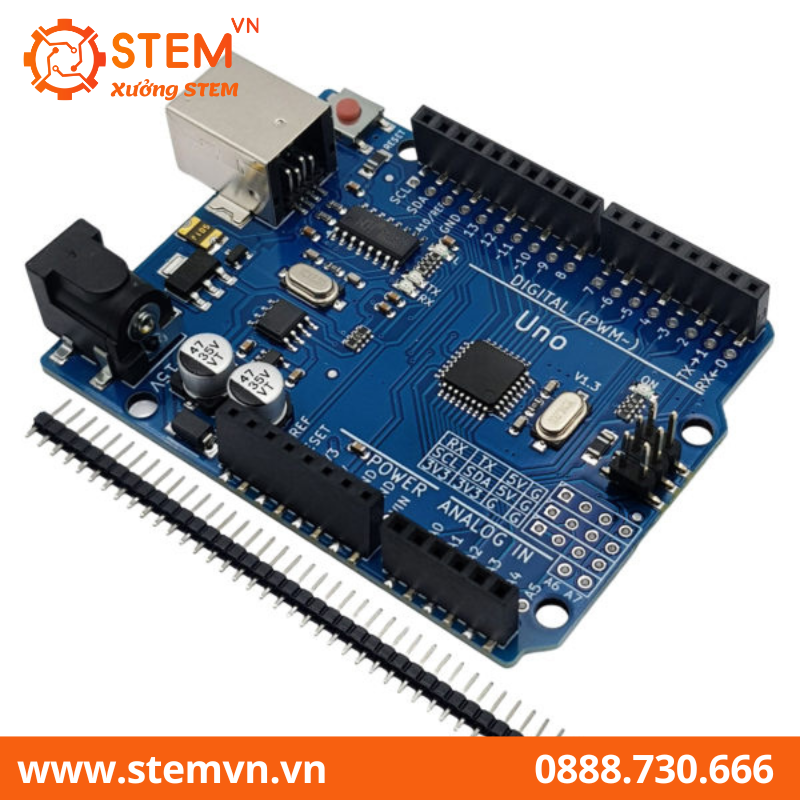 Arduino UNO R3 LGT8F328P SMD chip dán kèm cáp