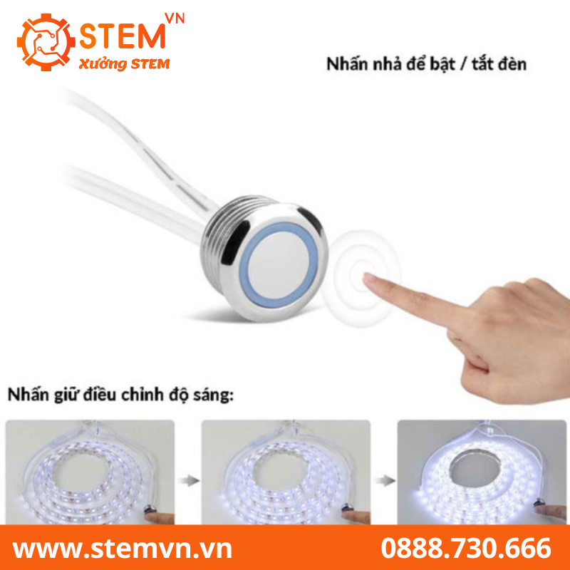 Công tắc cảm ứng đèn LED 12VDC 4A