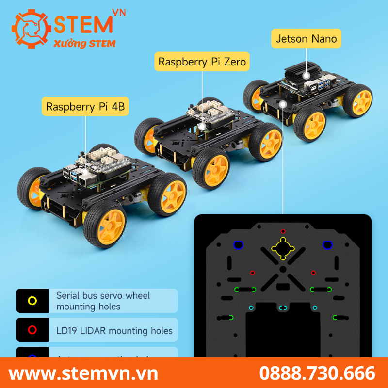 Bộ khung gầm robot di động thông minh Robot Chassis Series