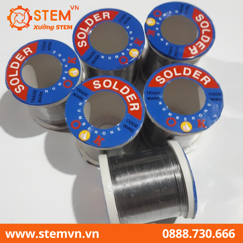 Thiếc Hàn SOLDER-Ok 0.8mm Cuộn To 100g