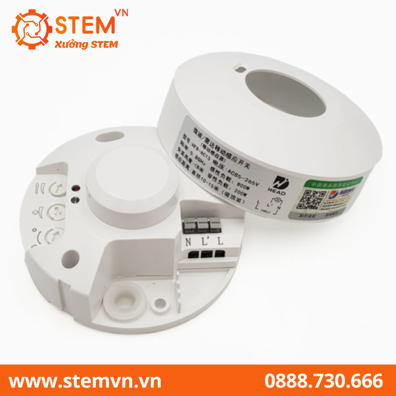 Công tắc cảm ứng chuyển động radar vi sóng thông minh 5.8GHz