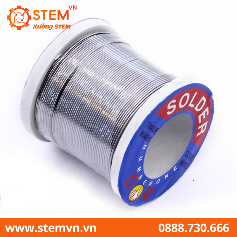 Thiếc Hàn SOLDER-Ok 0.8mm Cuộn To 100g