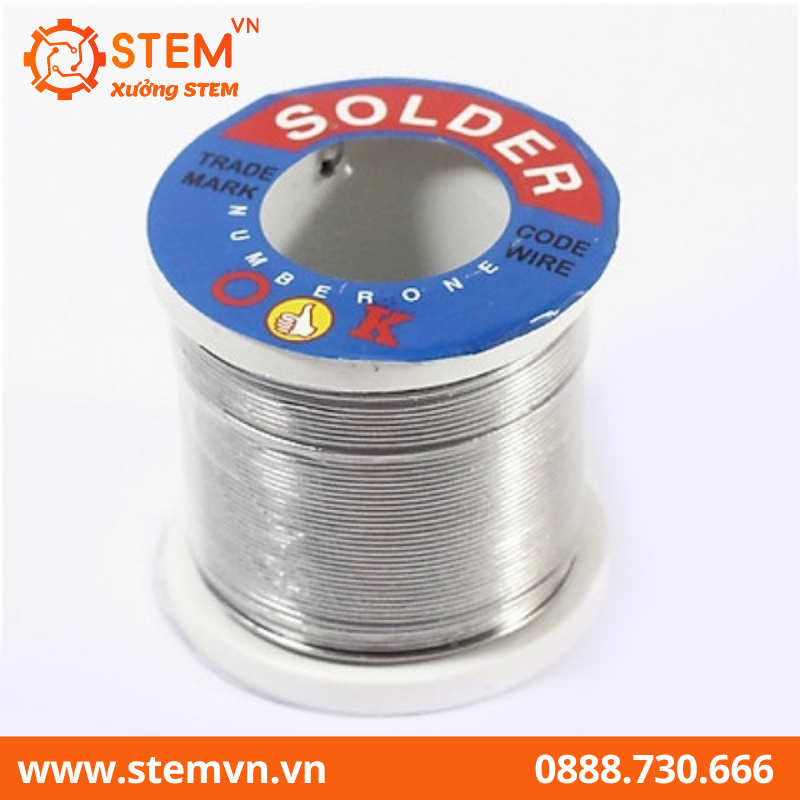 Thiếc Hàn SOLDER-Ok 0.8mm Cuộn To 100g
