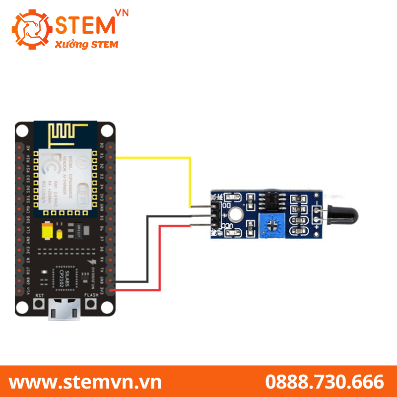 Cảm Biến Phát Hiện Lửa ( ngõ ra Digital )