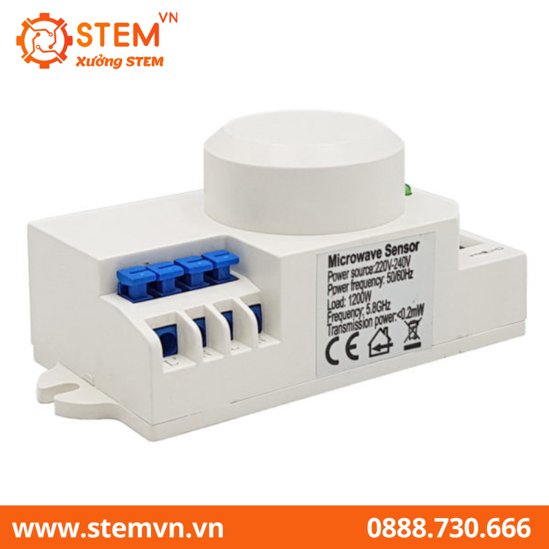 Công tắc cảm ứng chuyển động radar vi sóng 5.8GHz 220VAC