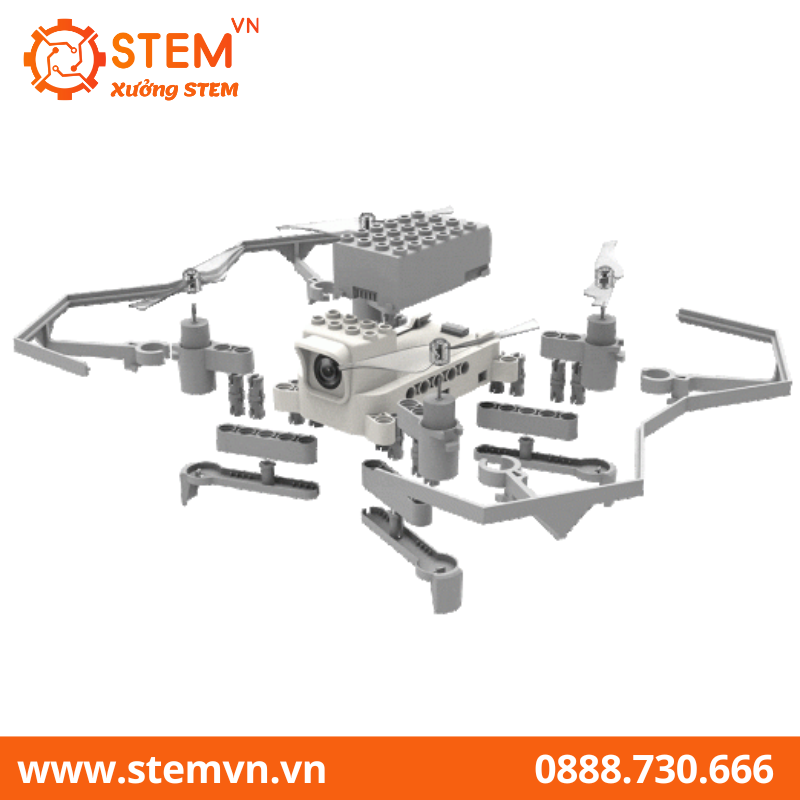 Litebee Wing Drone lập trình, Makerfire, ngôn ngữ lập trình Scratch & Python - Mô hình steam littebee wing