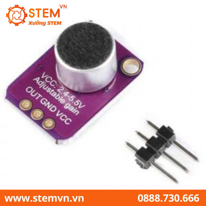 Cảm biến âm thanh Microphone Amplifier MAX4466