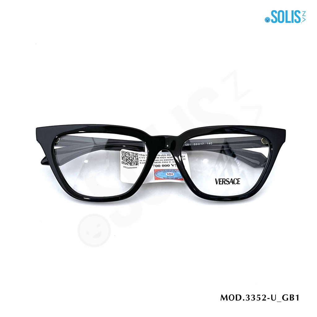 KÍNH NHỰA CAO CẤP HIỆU VERSACE MOD.3352-U_GB1 Mắt Kính Solis