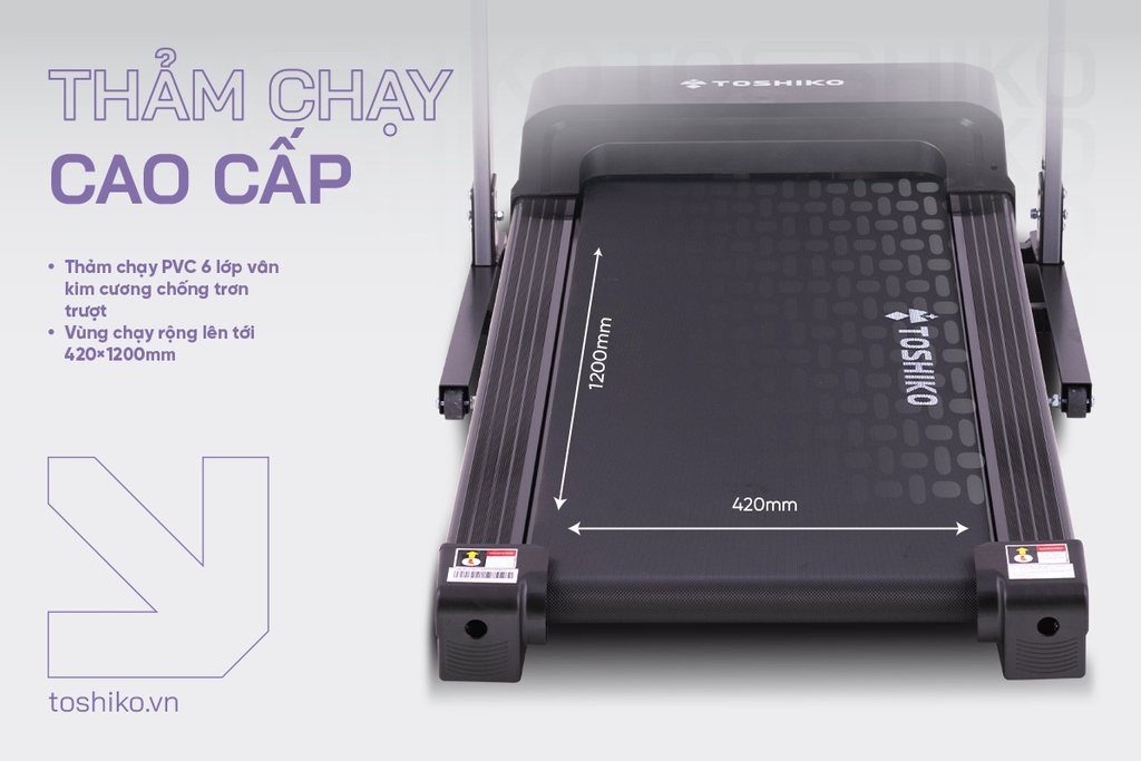 Máy chạy bộ đa năng Toshiko Ever Run