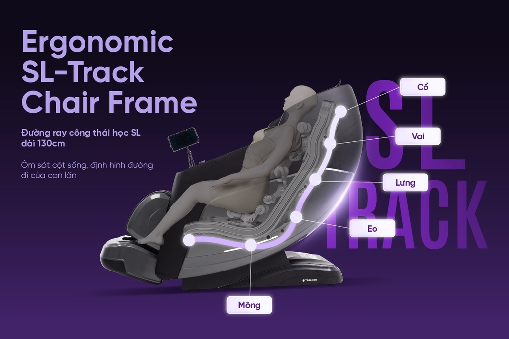 Ghế massage Sóng Âm Trị Liệu Con lăn 4D Toshiko T89 Pro Max