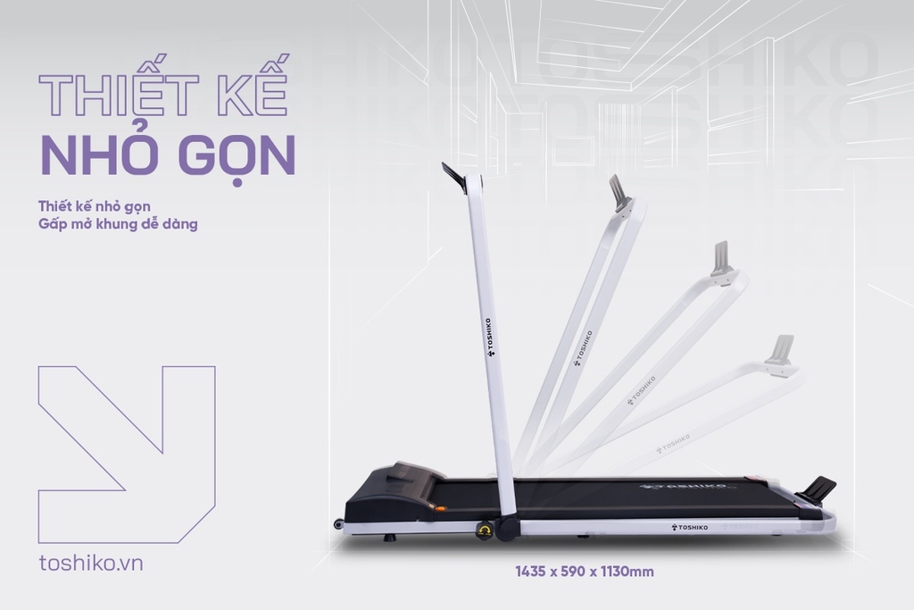 Máy chạy bộ gấp gọn Toshiko GenZ