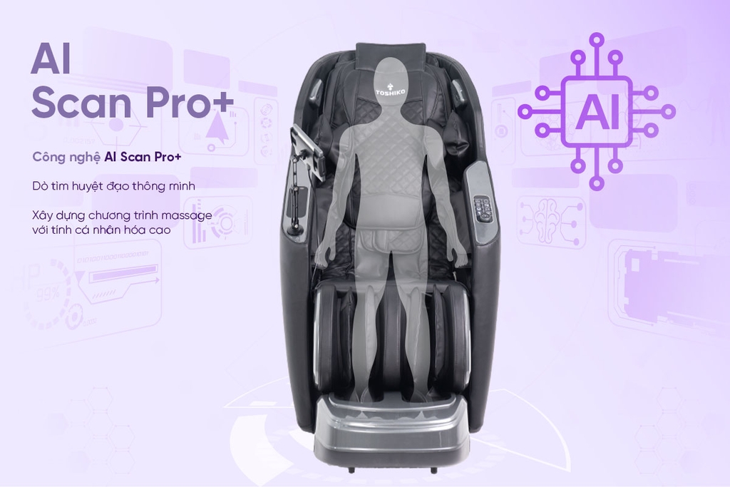 Ghế massage 4D cao cấp Toshiko T89 Pro
