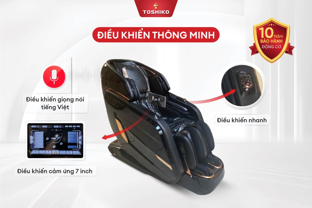 Ghế massage cao cấp 4D Toshiko T98