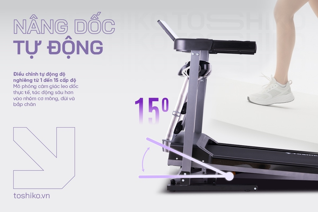 Máy chạy bộ đa năng Toshiko Ever Run
