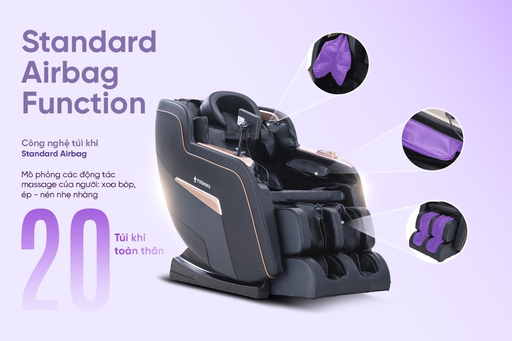 Ghế massage 3D Toshiko T82