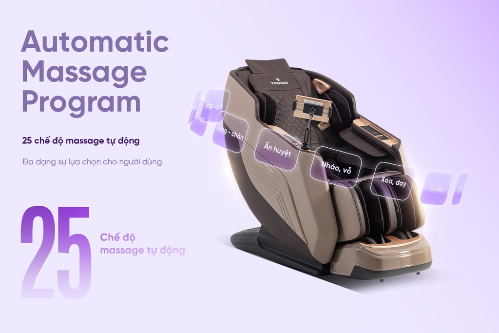 Ghế Massage Sóng Âm Trị Liệu Toshiko T20 Pro