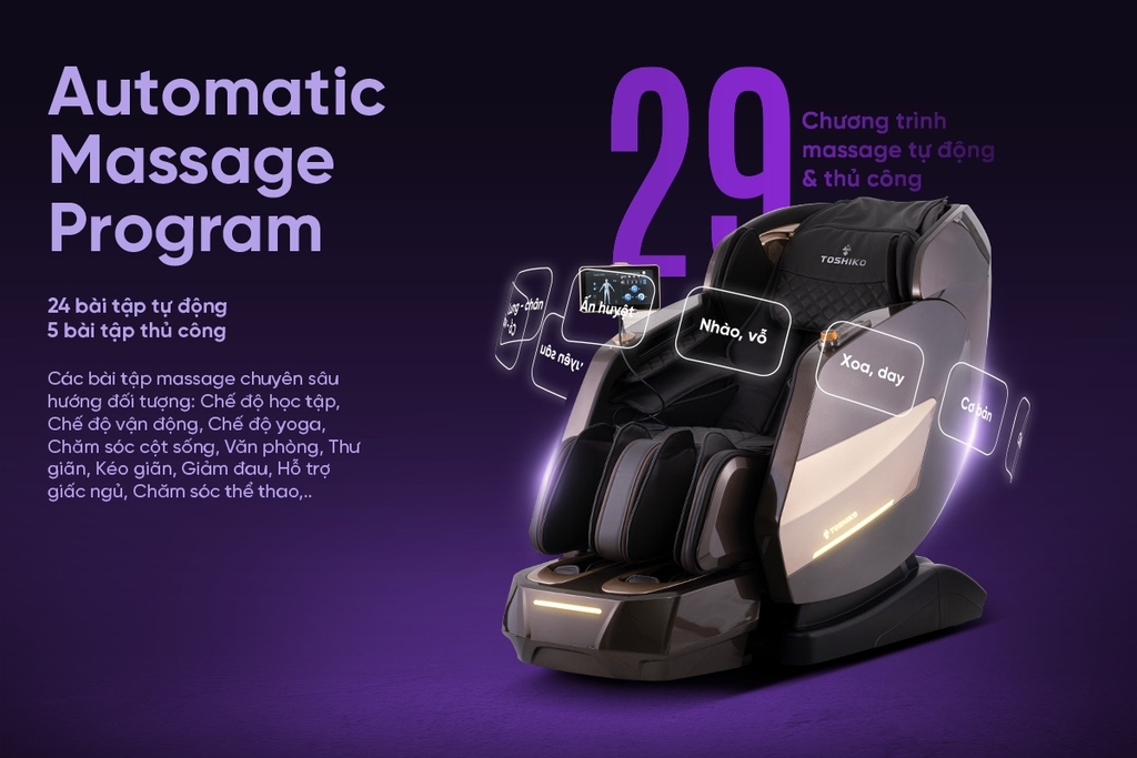 Ghế massage cao cấp Toshiko T450
