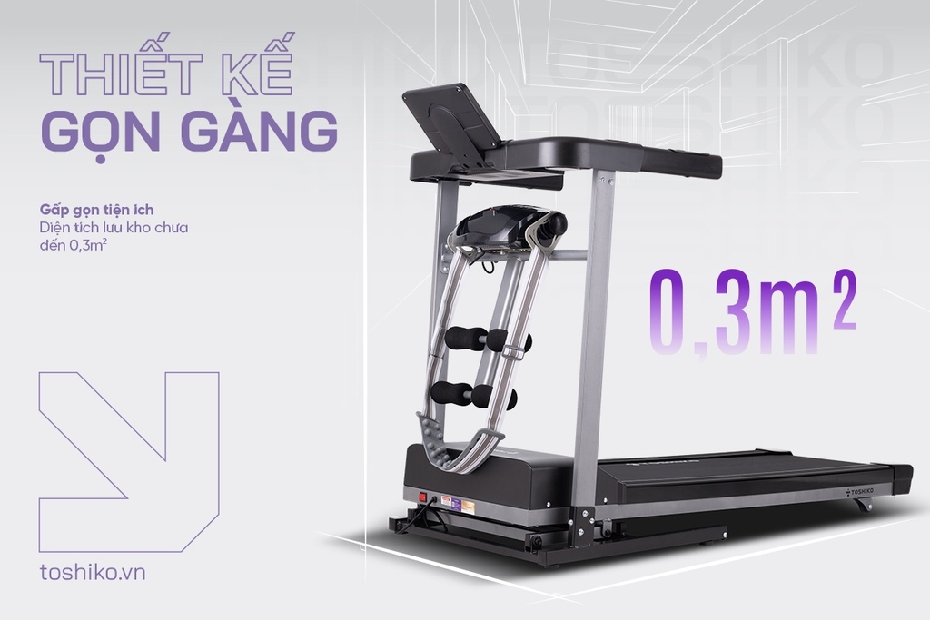 Máy chạy bộ đa năng Toshiko Ever Run