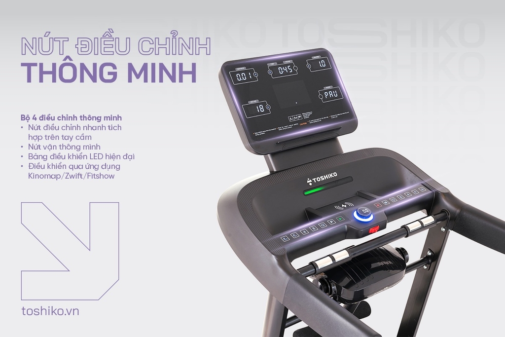 Máy chạy bộ đa năng Toshiko Ultra Storm