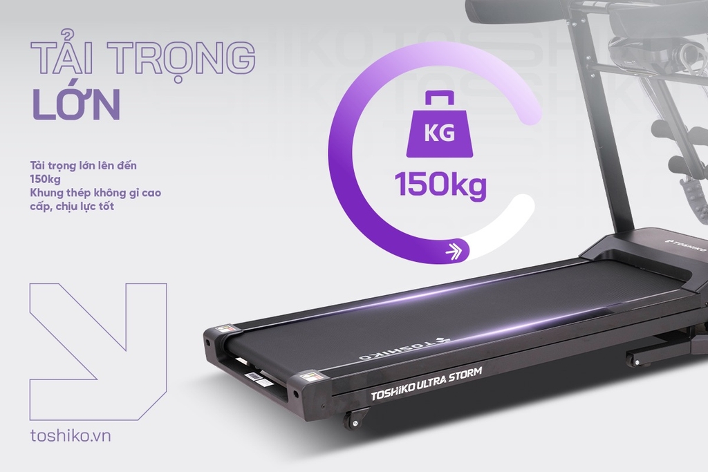 Máy chạy bộ đa năng Toshiko Ultra Storm