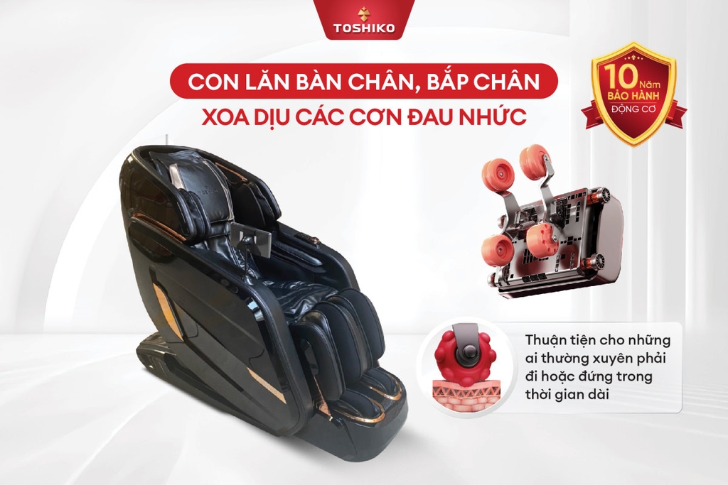 Ghế massage cao cấp 4D Toshiko T98