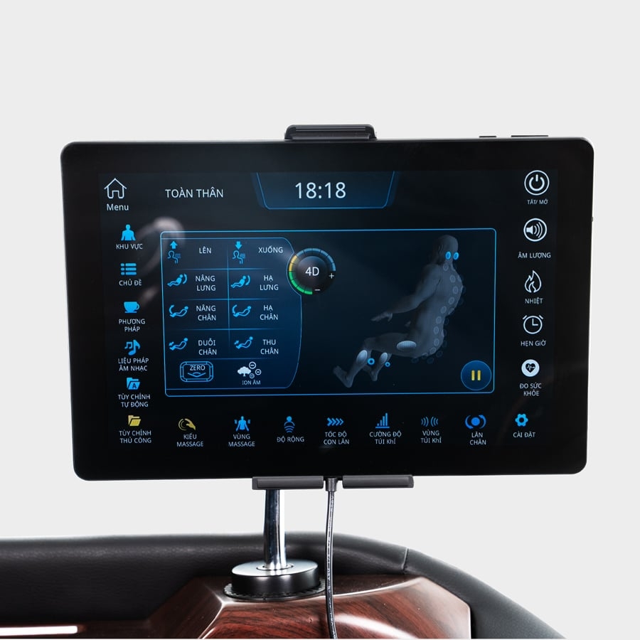 GHẾ MASSAGE KINGSPORT CLASSIC B7-BLACK