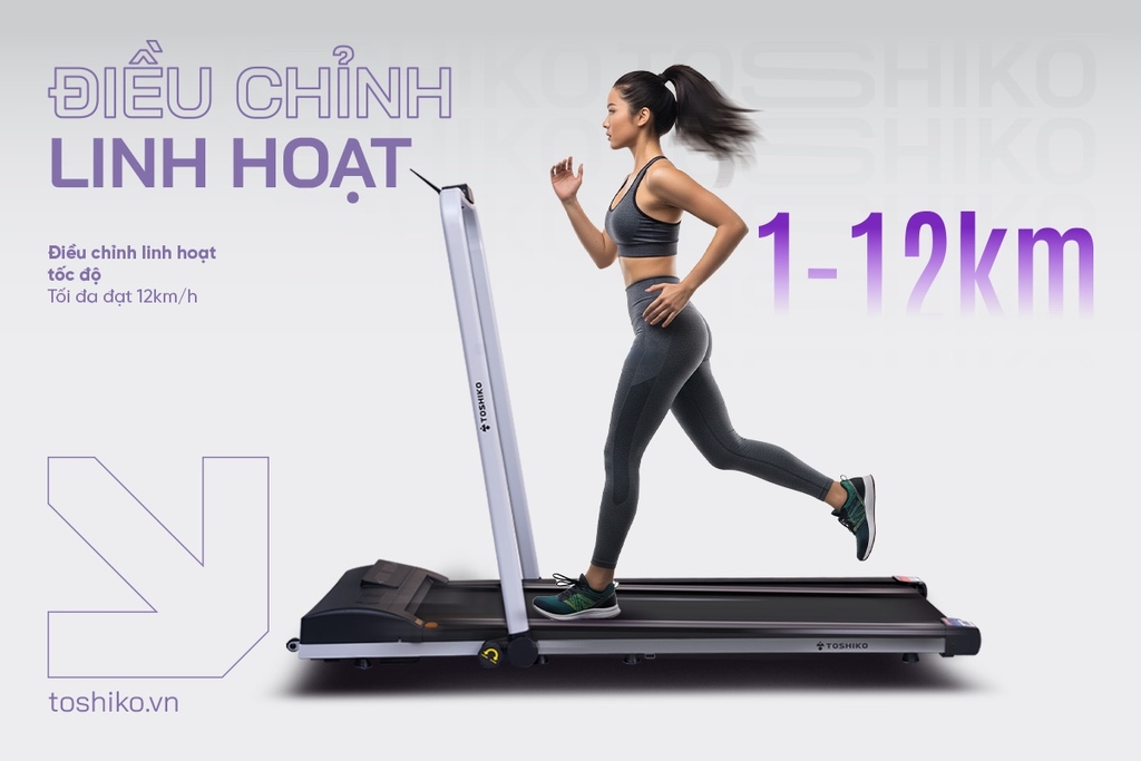 Máy chạy bộ gấp gọn Toshiko GenZ