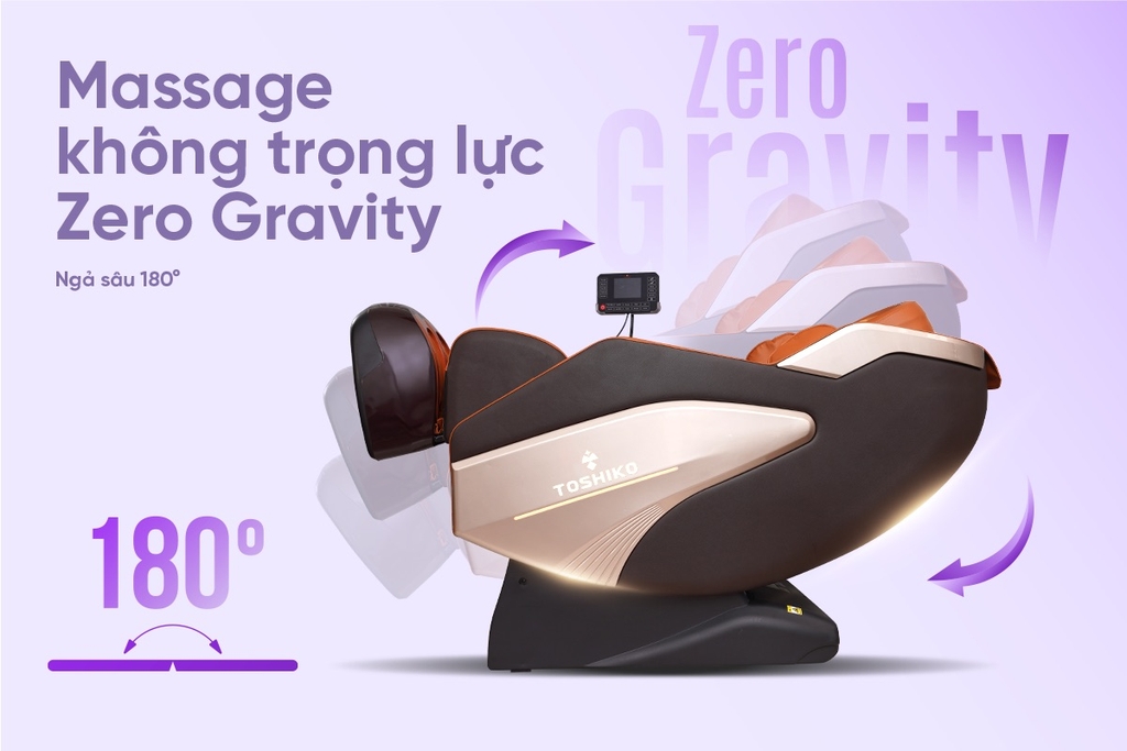 Ghế massage 4D Sóng Âm Trị Liệu Toshiko T79 Pro