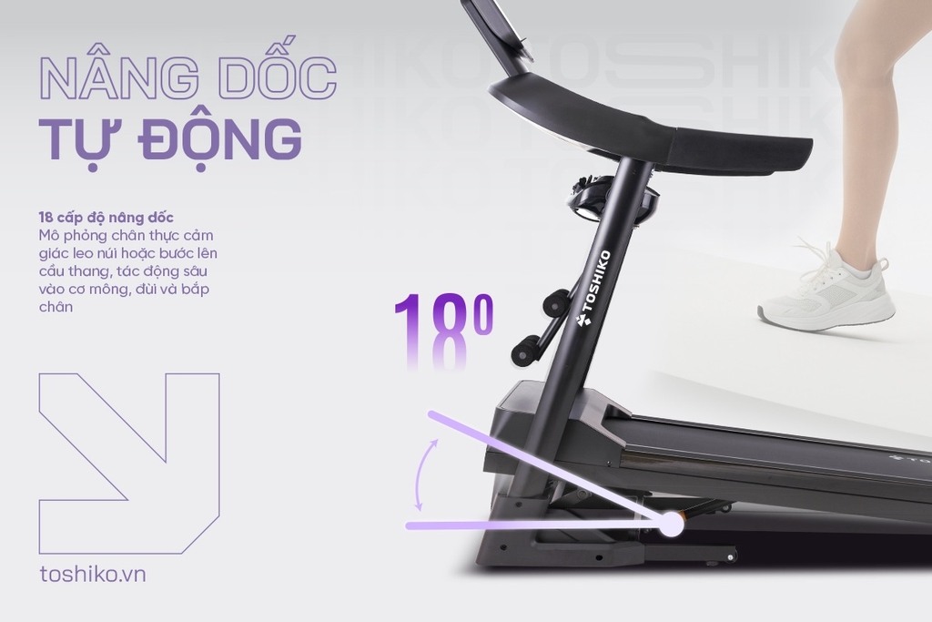 Máy chạy bộ đa năng Toshiko Ultra Storm