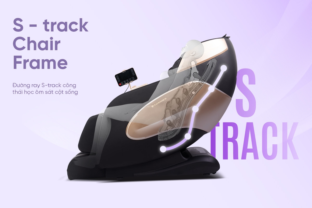 Ghế massage Sóng Âm Trị Liệu Toshiko T85 Pro Max