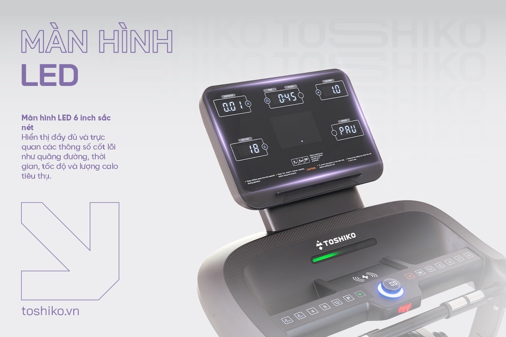 Máy chạy bộ đa năng Toshiko Ultra Storm