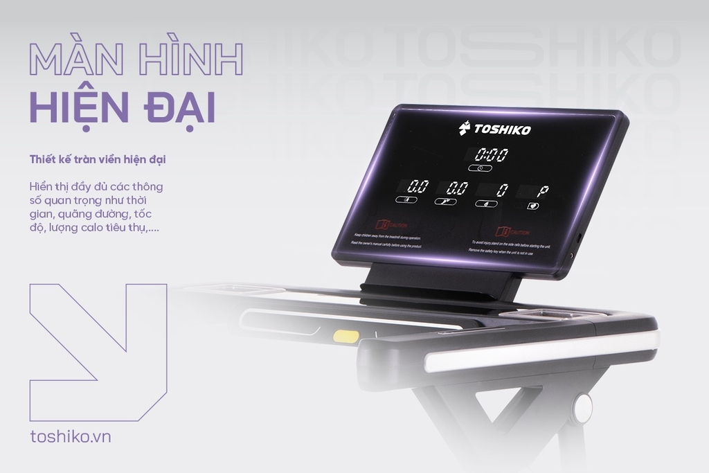 Máy chạy bộ gấp gọn Toshiko Iron Running