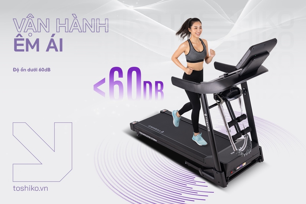 Máy chạy bộ đa năng Toshiko Ultra Storm