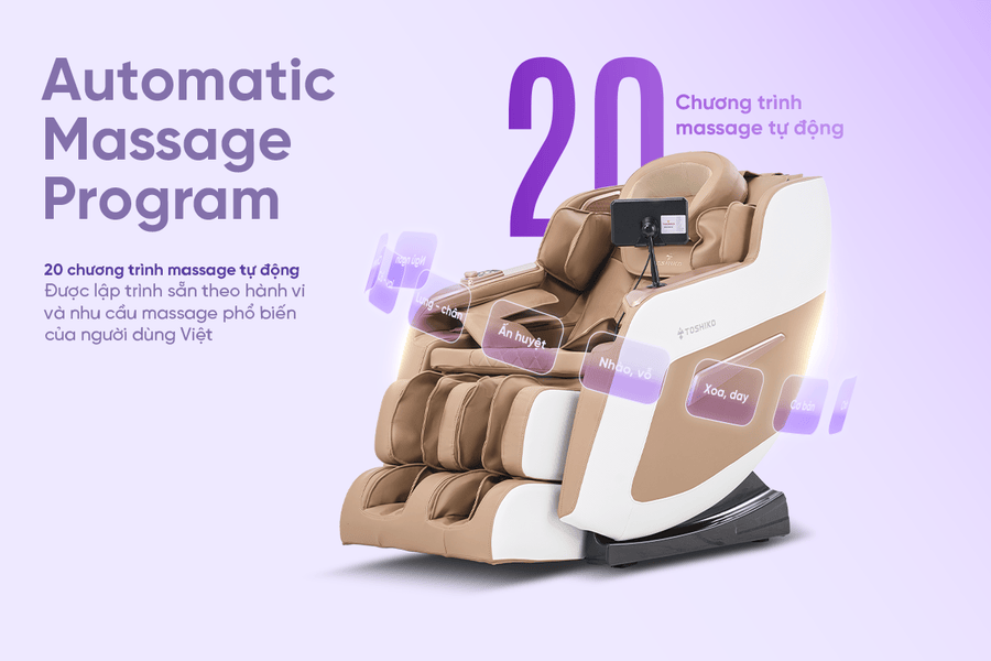 Ghế Massage T81 3D Toshiko
