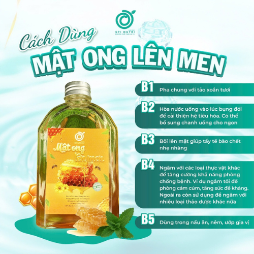 MẬT ONG LÊN MEN SPINUTRI ĐA LỢI KHUẨN