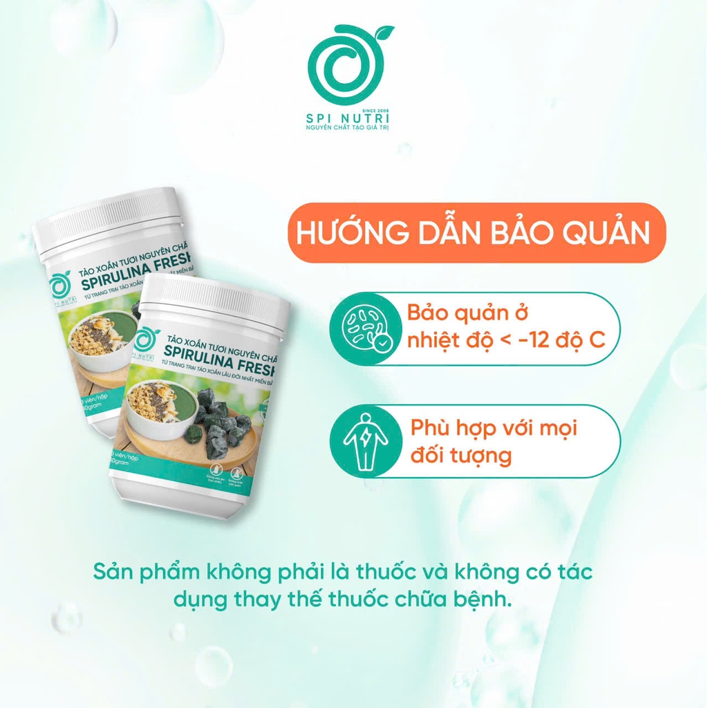 COMBO MUA 6 TẶNG 3,TẢO XOẮN TƯƠI NGUYÊN CHẤT TẶNG 300 ML MẬT ONG LÊN MEN