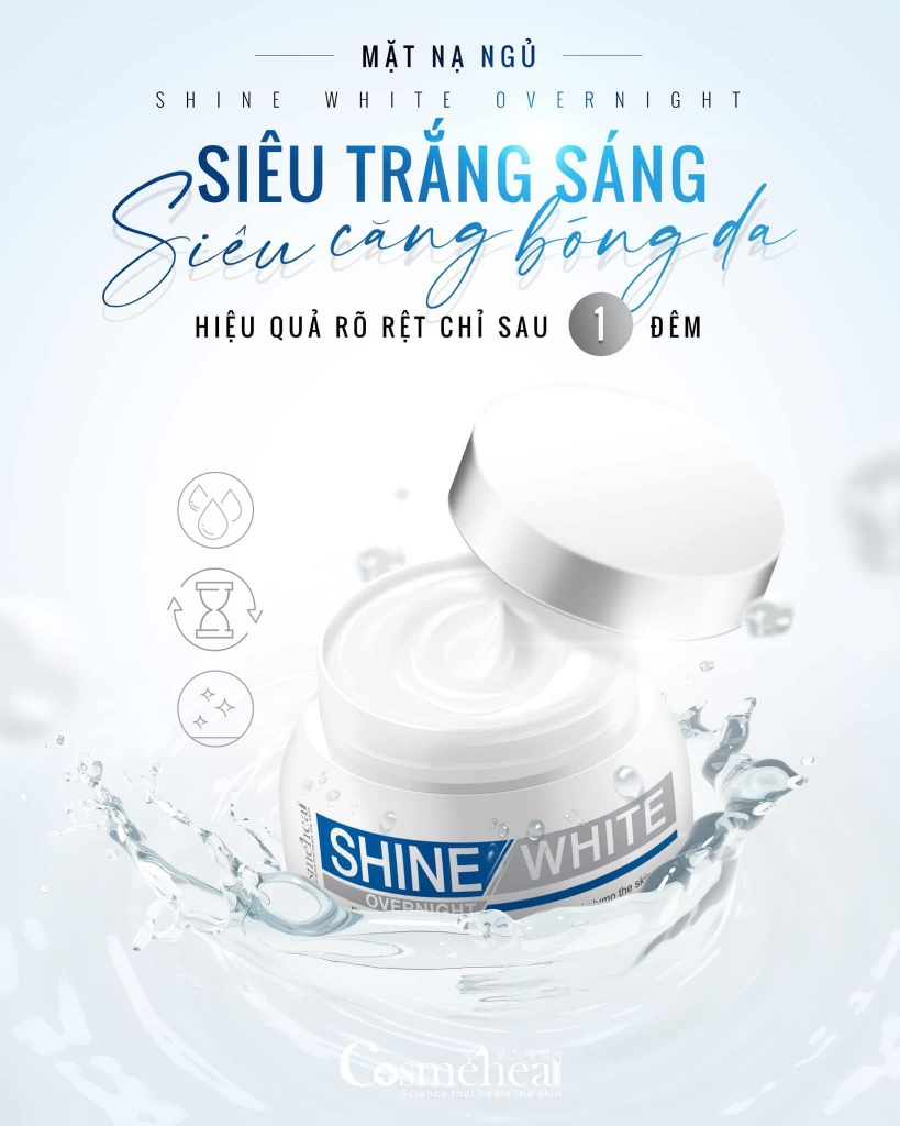 Mặt Nạ Ngủ Trắng Sáng Da Cosmeheal ShineWhite Overnight