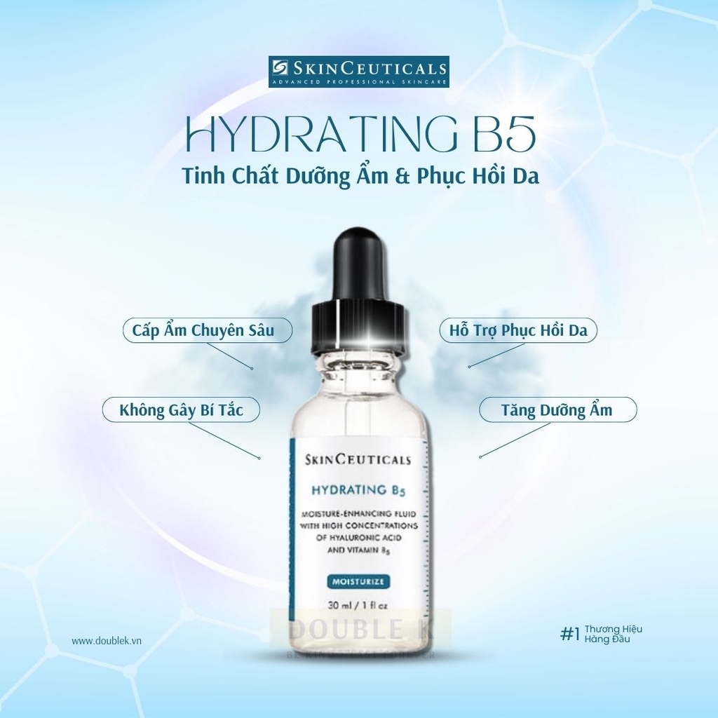 Tinh Chất Cấp Ẩm Chuyên Sâu & Phục Hồi Da SkinCeuticals Hydrating B5