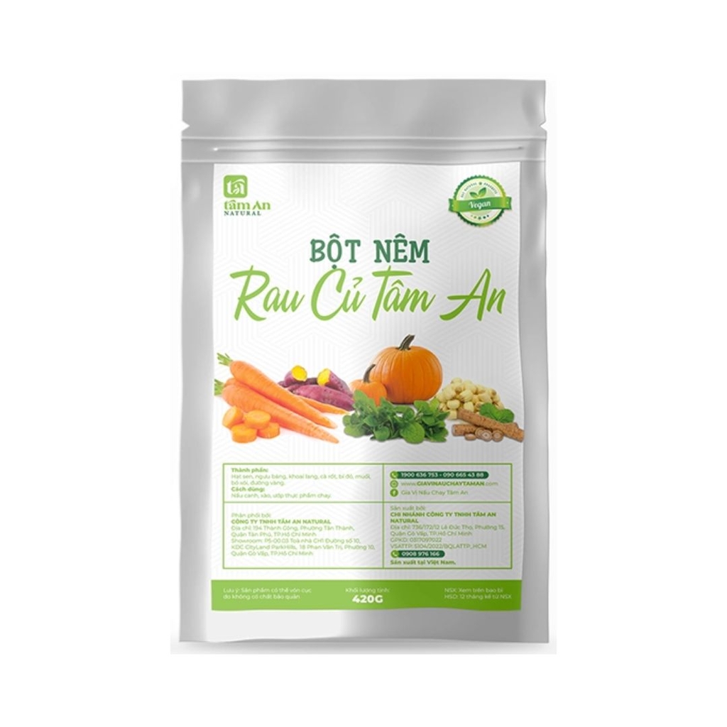 Bột Nêm Rau Củ Tâm An Thuần Chay