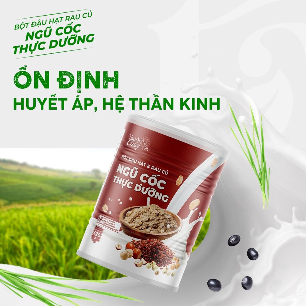 Bột Ngũ Cốc Thực Dưỡng Thuần Chay Tâm An - Kiểm Soát Đường Huyết