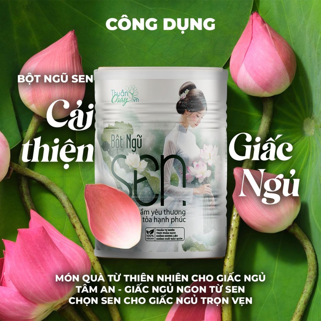 Bột Ngũ Sen Thuần Chay Tâm An - Ngủ Ngon, Giảm Căng Thẳng
