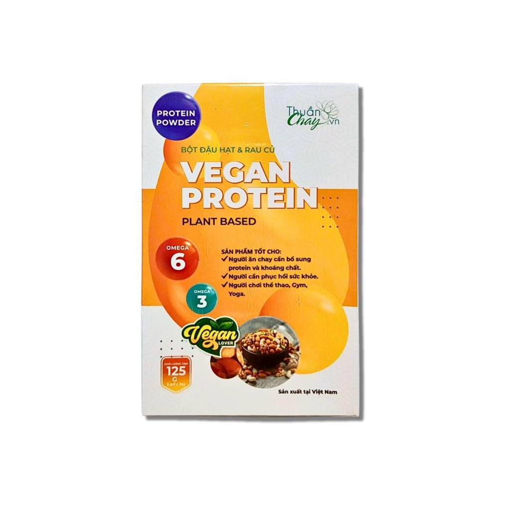 Bột Vegan Protein Thuần Chay Tâm An - Hỗ Trợ Xây Dựng Cơ Bắp, Bồi Bổ Sức Khỏe