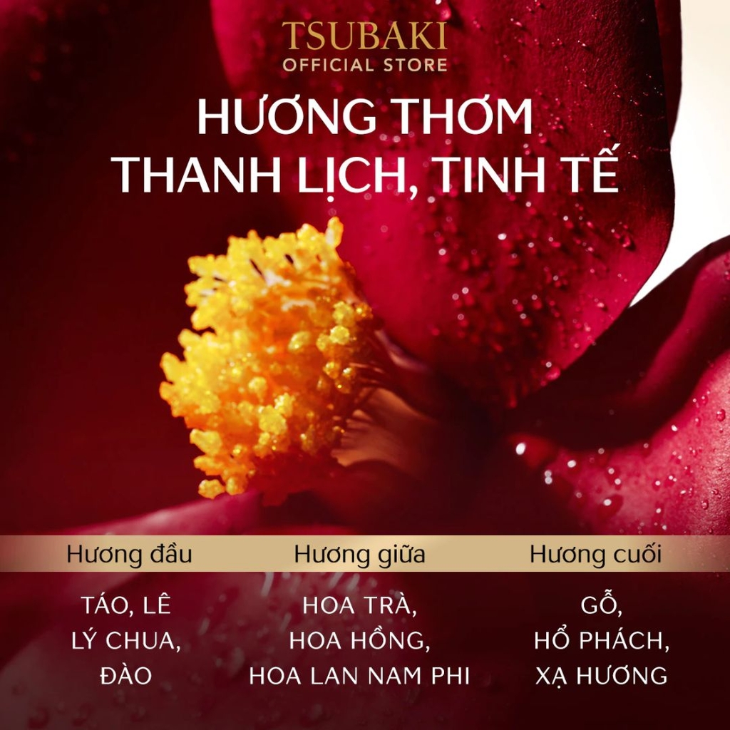 Dầu Xả Phục Hồi & Bồng Bềnh Suốt 100H Tsubaki Premium Volume & Repair Conditioner