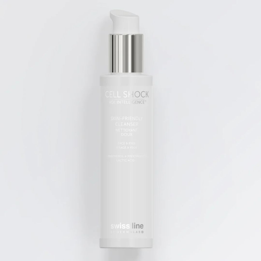 Gel Rửa Mặt Kiêm Tẩy Trang Swissline Cell Shock AI Skin-Friendly Cleanser