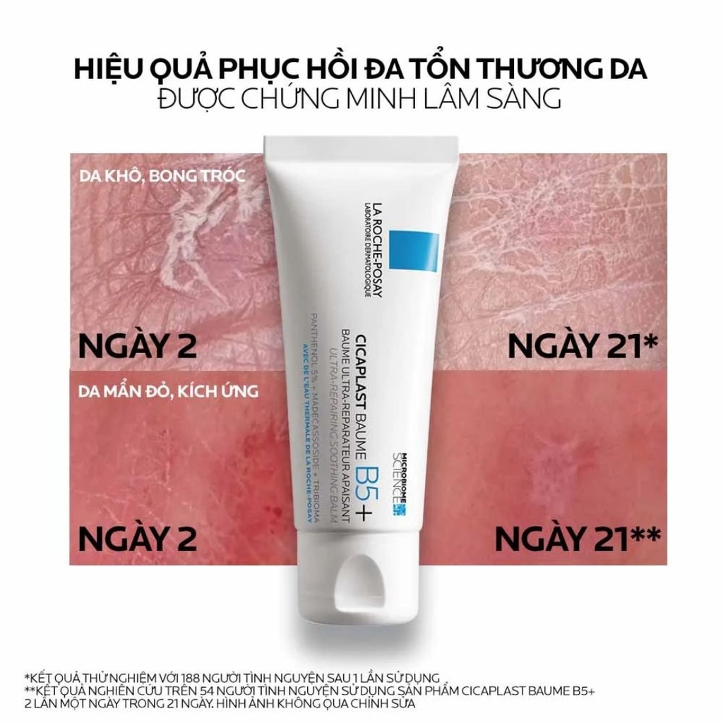 Kem Dưỡng Phục Hồi & Làm Dịu Da Tức Thì La Roche-Posay Cicaplast Baume B5+