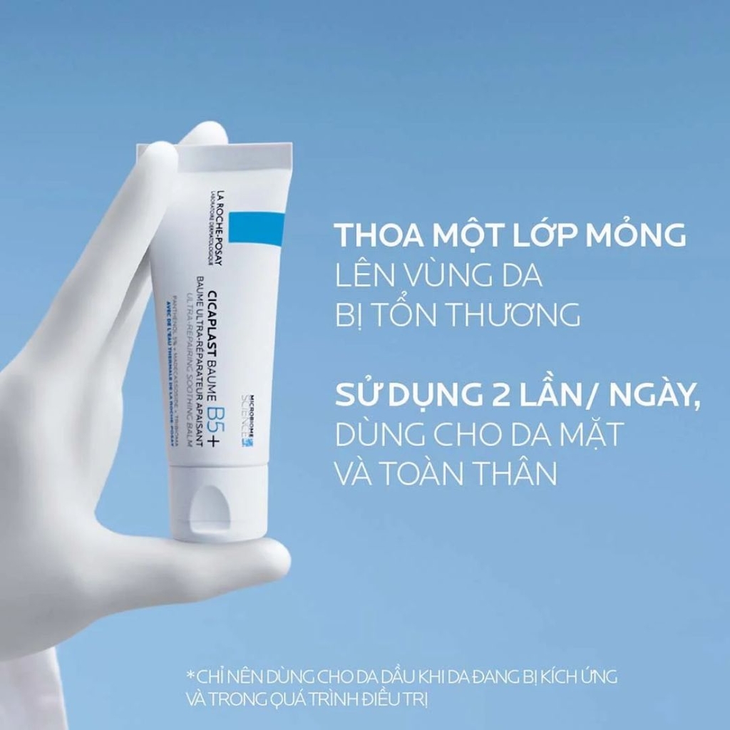 Kem Dưỡng Phục Hồi & Làm Dịu Da Tức Thì La Roche-Posay Cicaplast Baume B5+