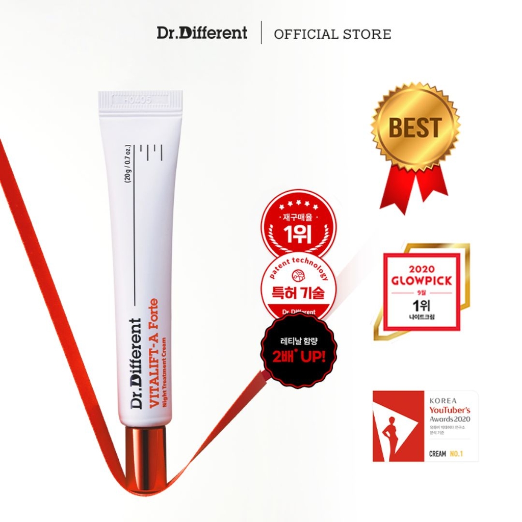 Kem Retinal Trẻ Hóa Da Dr.Different Vitalift-A Forte Night Treatment Cream