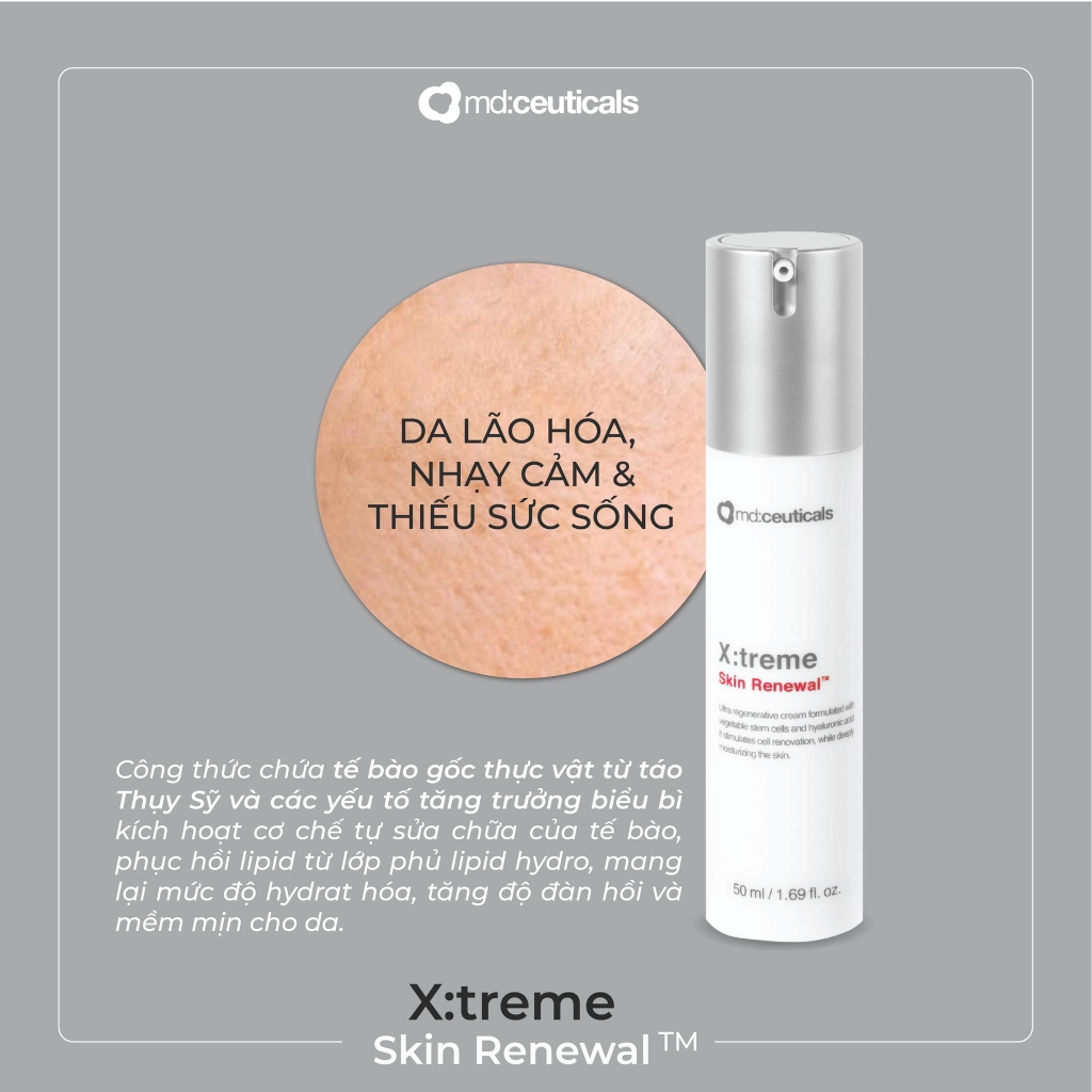 Kem Tế Bào Gốc Phục Hồi Da MD:Ceuticals X:TREME Skin Renewal