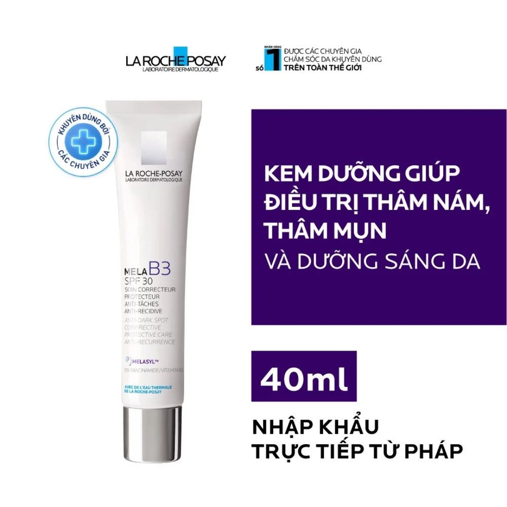 La Roche-Posay Mela B3 Cream SPF30 - Kem Dưỡng Giảm Thâm Nám, Dưỡng Sáng & Chống Nắng