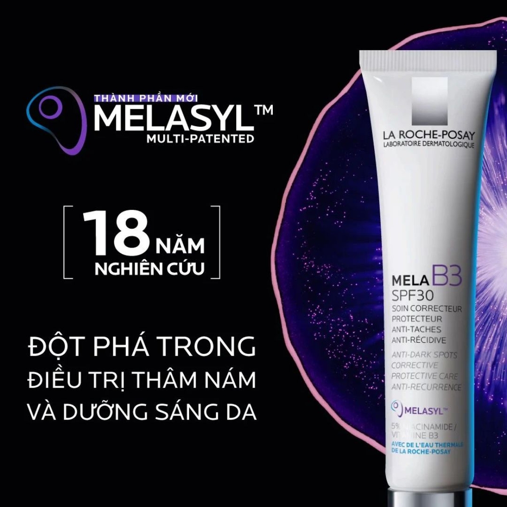 La Roche-Posay Mela B3 Cream SPF30 - Kem Dưỡng Giảm Thâm Nám, Dưỡng Sáng & Chống Nắng